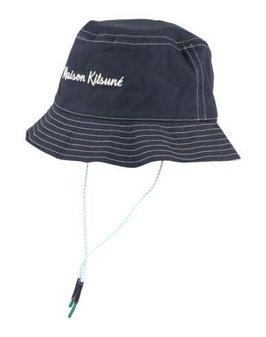 帽子・その他 Denim Bucket Hat - Maison Kitsune - Cotton - Blue Maison Kitsuné - Denim Bucket Hat | HBX - Globally Curated