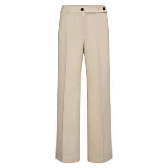 Co'Couture Dames, Broeken, Beige, Maat: M Viscose