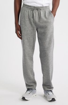 Zella Waffle Knit Joggers in Grey Heather at Nordstrom, Size Xx-Large