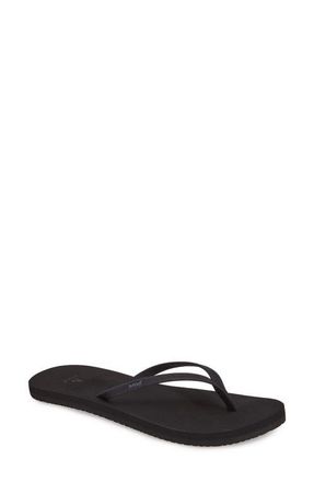 Reef Bliss Nights Flip Flop in Black at Nordstrom, Size 10