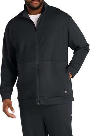Reebok Big & Tall Birdseye Performance Double-Knit Hoodie in Black at Nordstrom, Size 2X Big