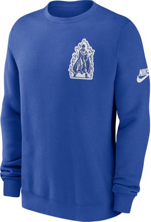 Nike Duke Legacy Nike Mens College Pullover Crew in Blue | NKPV4EVDUV-612