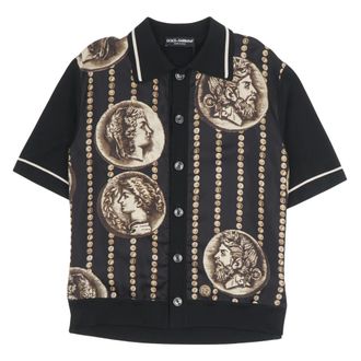Dolce & Gabbana Short Sleeve Shirts, male, Multicolor, Size: XS Short Sleeve Shirts