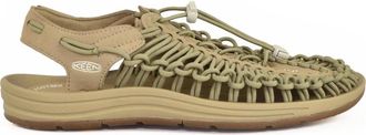 Keen Su&egrave;de en Touw Sandaal - Heren - Sandalen - Beige - 40 1/2 EU - Su&egrave;de - Schoenen