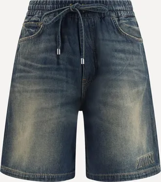 Amiri Drawstring denim Shorts Male XL