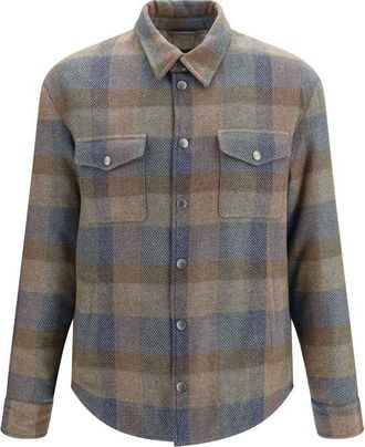Etro Multicolor Wool Oves Aries Mens Shirt