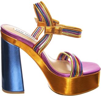Steve Madden High Heel Sandalen - Dames - Sandalen met hakken - Veelkleurig - 37 1/2 EU - Schoenen