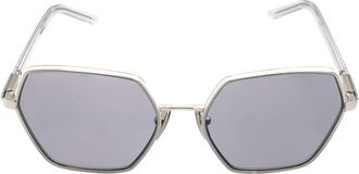 Prada Polarized Dark Grey Square Ladies Sunglasses PR 55YS 4615Z1 57