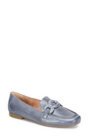 B&oslash;rn Belmont Bit Loafer in Navy Leather at Nordstrom Rack, Size 6.5