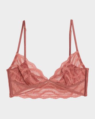 Kiki De Montparnasse Leche Moi Lace-Trim Longline Bra