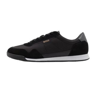 HUGO BOSS Heren, Schoenen, Zwart, Maat: 41 EU Leer