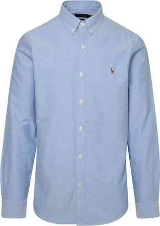 Polo Ralph Lauren Light Blue Oxford Cotton Shirt