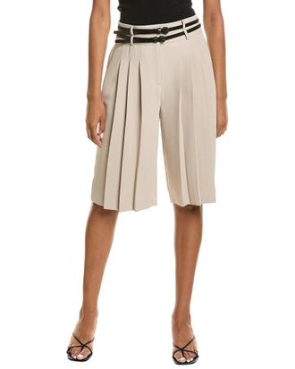 Kenneth Cole High-Rise Pleated Short