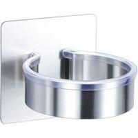 OEM Soporte De Pared Para Secador De Pelo, No Requiere Taladrar, Ideal Para Guardar Tus Accesorios Para El Cabello. Soporte Redondo Plateado Para Secador 