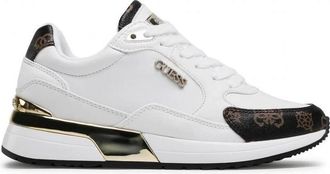 Guess Witte sportieve synthetische damessneakers - Dames - Sneakers - Wit - 37 EU - Schoenen