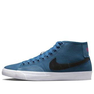 Nike SB Blazer Court Mid Premium Dark Marina Blue FB1378-408