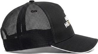 Herno Mens Black Cotton Cap (baseball Hat)