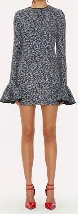 Rotate Dames ROTATE Birger Christensen Mini Paillettenjurk in Blue Multi