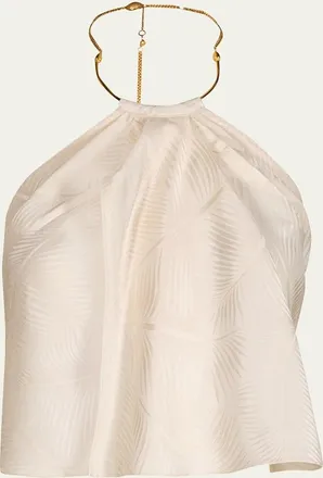 Johanna Ortiz The Root Jacquard Halter Top
