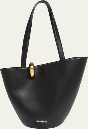 Jacquemus Le Bambola Moyen Leather Tote Bag