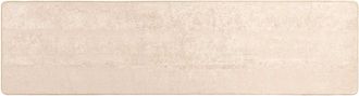 vidaXL Pasillo De Alfombra Marsa Crema 100 X 350 Cm Poli&eacute;ster Y Pvc Vidaxl