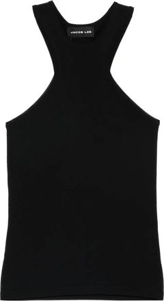 Jacob Lee Top smanicato - Nero