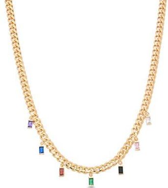 Eye Candy Los Angeles Noelle Charm Necklace in Gold at Nordstrom Rack