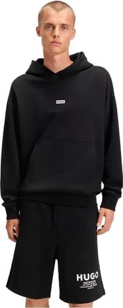 HUGO BOSS Hugo Mens Sweatshirt Nazardo - Black Cotton - Size X-Large