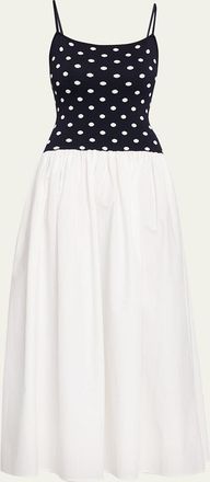 Toccin Orielle Drop-Waist Midi Dress