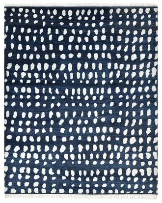 Solo Rugs Irmgard Bohemian Animal Hand-Knotted Wool-Blend Area Rug