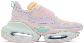 Balmain Multicolor B-Bold Low-Top Sneakers
