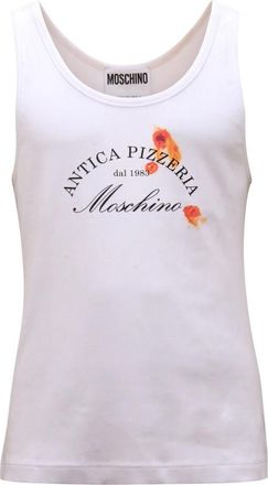 Moschino Canotta Couture Top - Heren - Tops zonder mouwen - Wit - XL - Tops