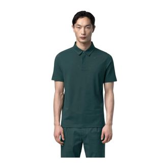 K-Way Tops, Heren, Groen, L, Viggo Light Stretch Jersey Polo