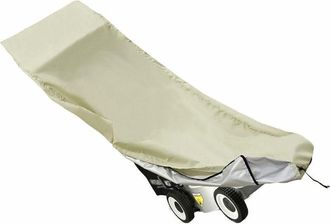 OEM Housse Tondeuse &Agrave; Gazon - Tissu 210d Enduit Argent - Protection Anti-uv Anti-poussi&egrave;re - 193 X 64 X 111 Cm - 1 Pi&egrave;ce