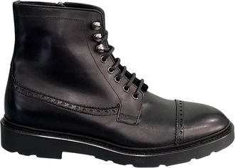 Fratelli Rossetti Chelsea Boot - Heren - Veterlaarzen - Zwart - 44 EU - Leer - Schoenen