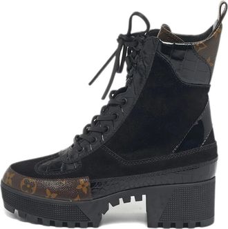 Louis Vuitton Stivaletti con monogramma - Nero