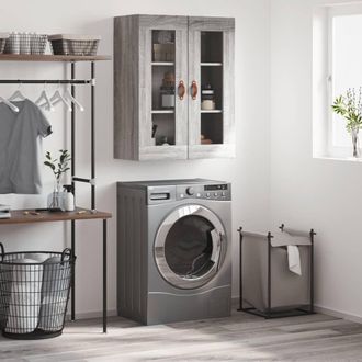 vidaXL Armario De Pared Gris Sonoma 69,5x34x90 Cm Vidaxl