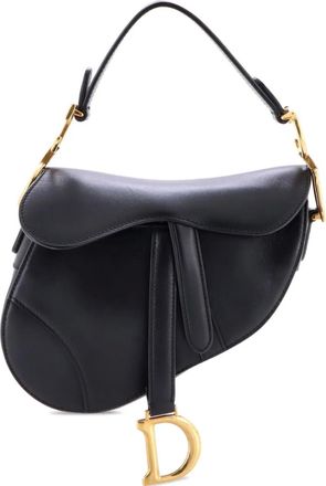 Dior Saddle Handbag Leather Mini shoulder bag - Zwart