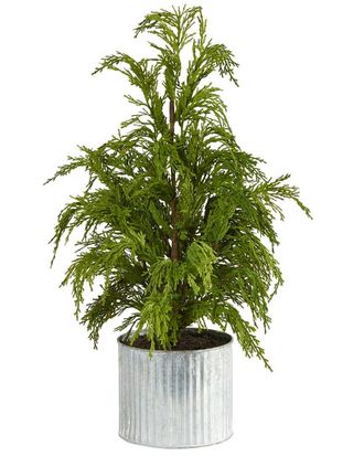 Nearly Natural 20In Cedar Pine Natural Look Artificial Tree