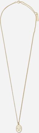 Aries Fly Paved Pendants Chain Necklace Gold