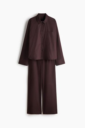 H&M Baumwollpyjama - Brown
