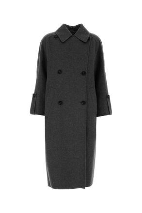 Max Mara Dark Grey Wool Alice Coat