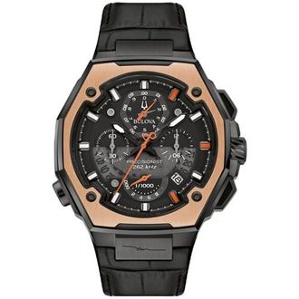 Bulova Marc Anthony Quartz Black Dial Mens Watch 98B402