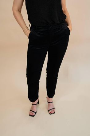 Kut from the Kloth Elizabeth Velveteen Trouser In Black
