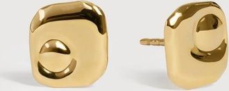 Monica Vinader Gold Amaia Stud Earrings