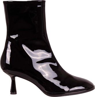 Aeyde Dorothy Enkellaarsjes - Dames - Laarzen met Hak - Zwart - 37 EU - Schoenen