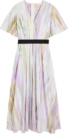 Roksanda Ilincic Sana Printed Cotton-poplin Midi Dress - Multicoloured 1 - 14 (UK14 / L)