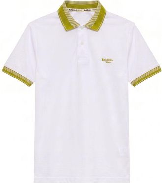 Baldinini White Cotton Men Mens Polo-Shirt
