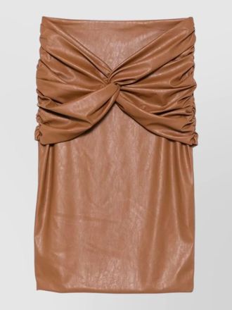 Elisabetta Franchi fitted knot skirt knee length midi