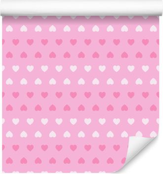 OEM Carta Da Parati Rosa Con Motivi Rosa Cipria, Sfondo Rosa Cipria 50x1000 Cm